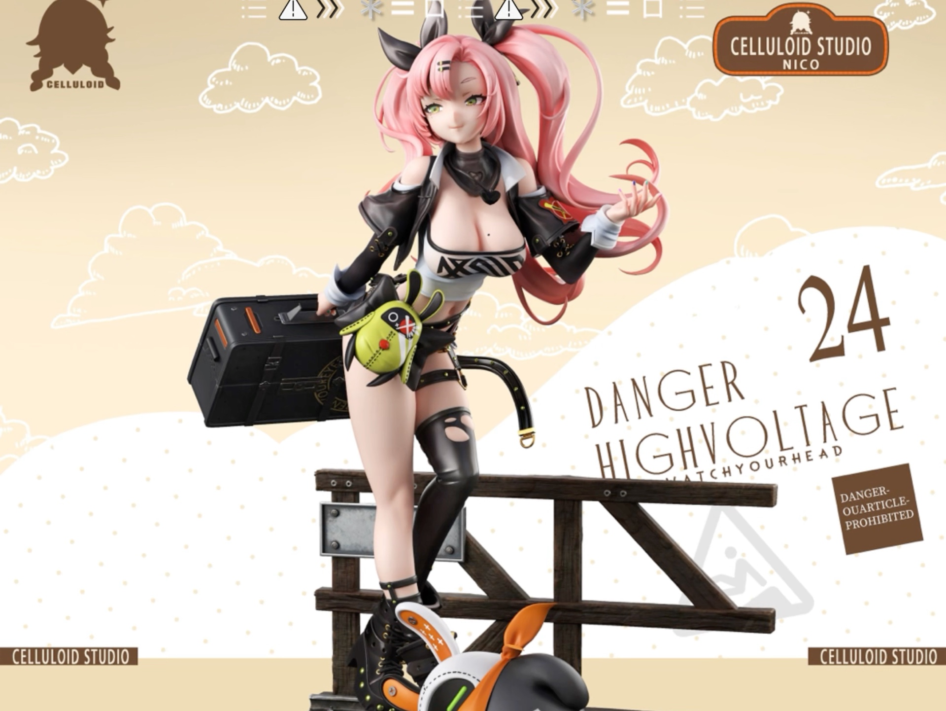 celluloid studio 妮可·德玛拉产品规格:1/6高29cm,宽22cm,深19cm