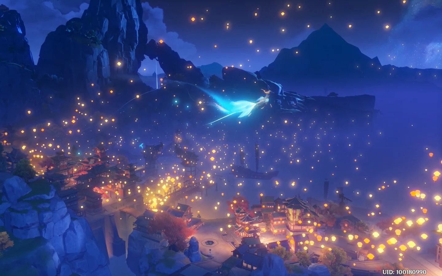 [pc - 原神] 海灯节庆典(自留念用)_哔哩哔哩_bilibili
