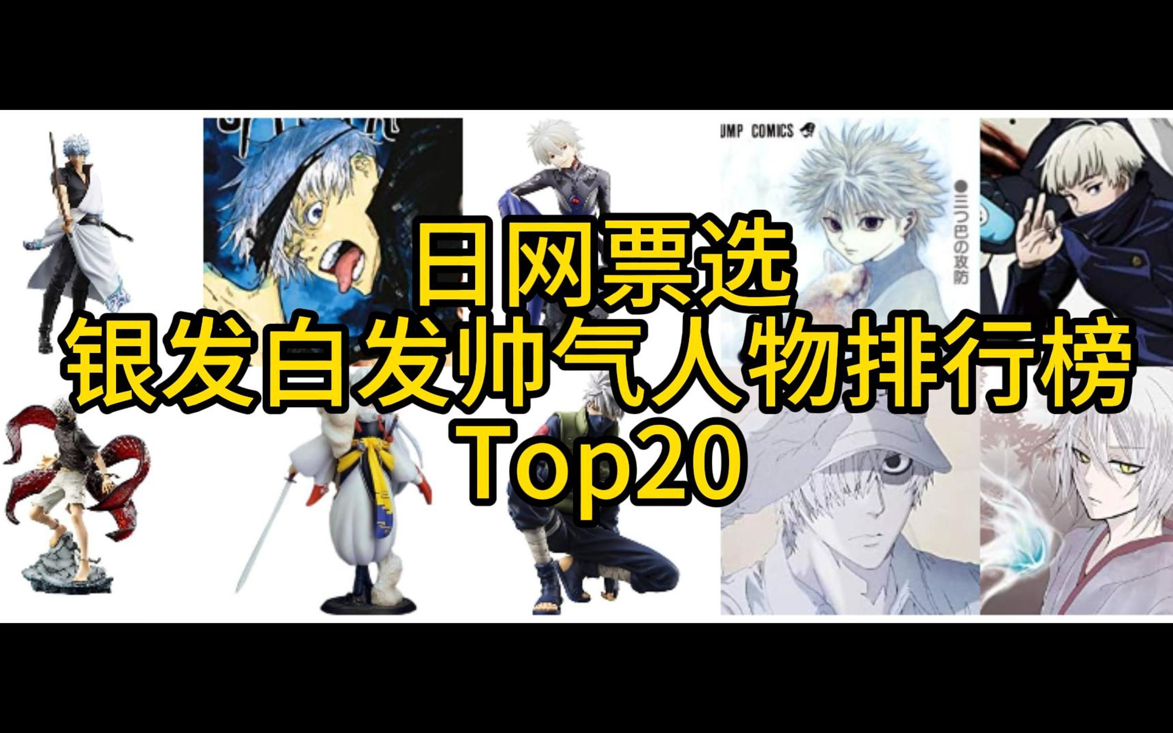 银发白发帅气人物排行榜Top20! 谁是最酷的白发男角色?哔哩哔哩bilibili