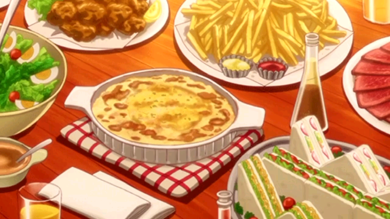 二次元美食还原#动漫美食餐厅的店长居然