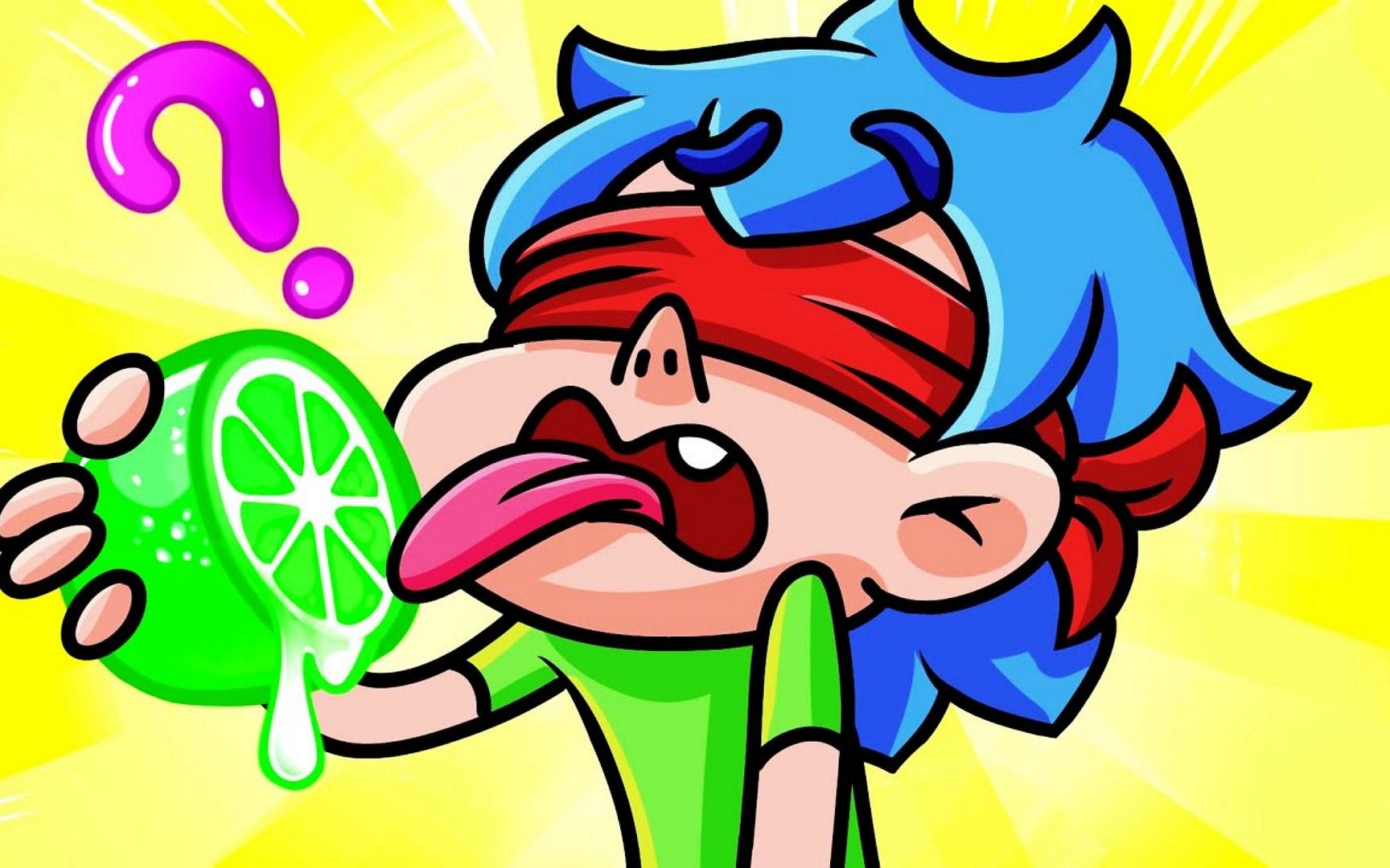 益智动画:搞笑品尝猜猜猜游戏,挑战谁的味蕾最敏锐,小蓝猜对?