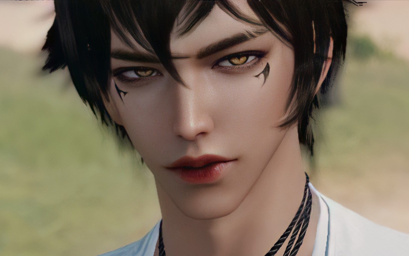 【天刀手游黑皮成男】马踏飞沙 枪镇孤城——「孤城」