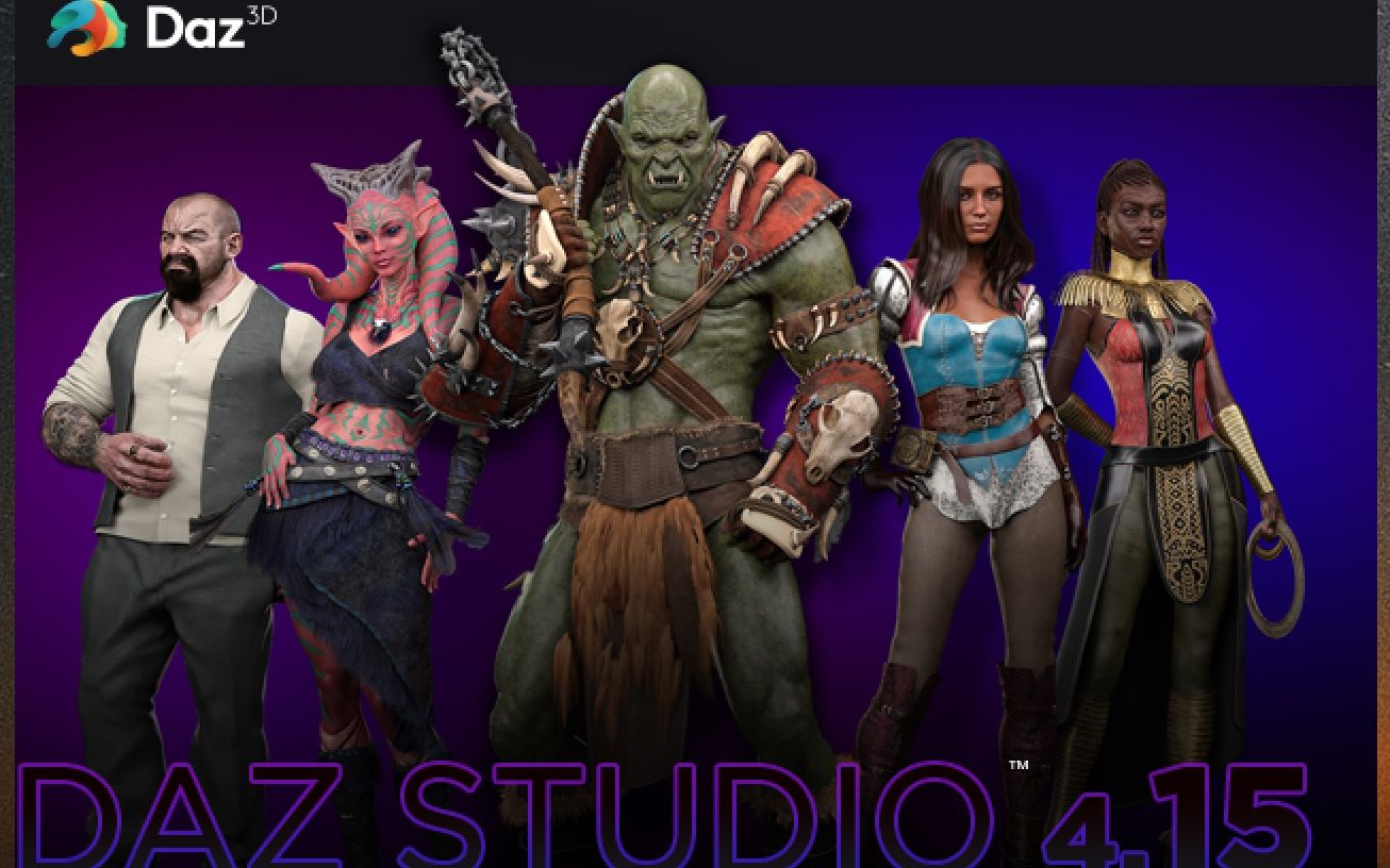 daz studio 4.15.0.30版本软件下载安装与中文汉化界面包安装 3d软件 免费下载哔哩哔哩bilibili