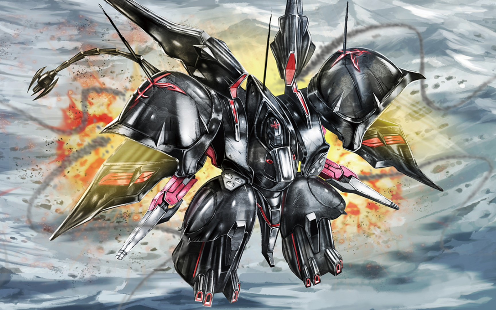 超级机器人大战v黑百合战斗动画