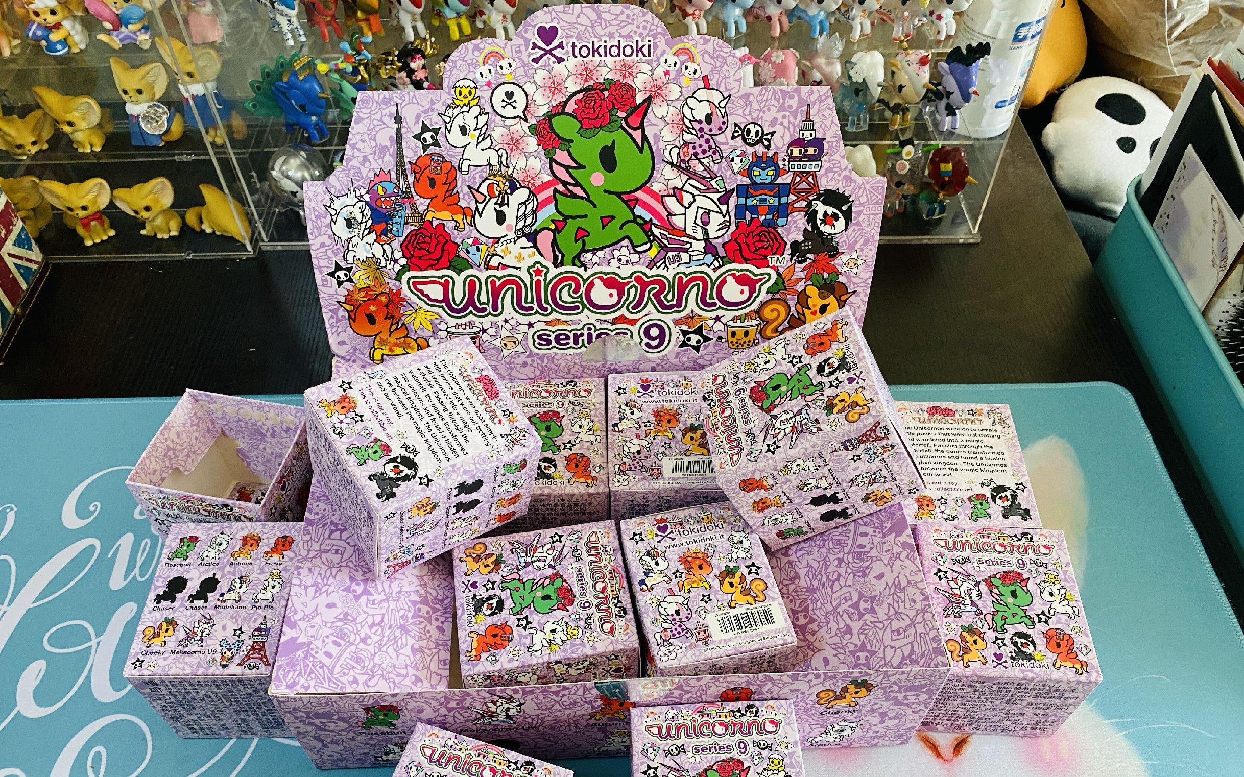 盲盒评测tokidoki独角兽盲盒第九代整盒端