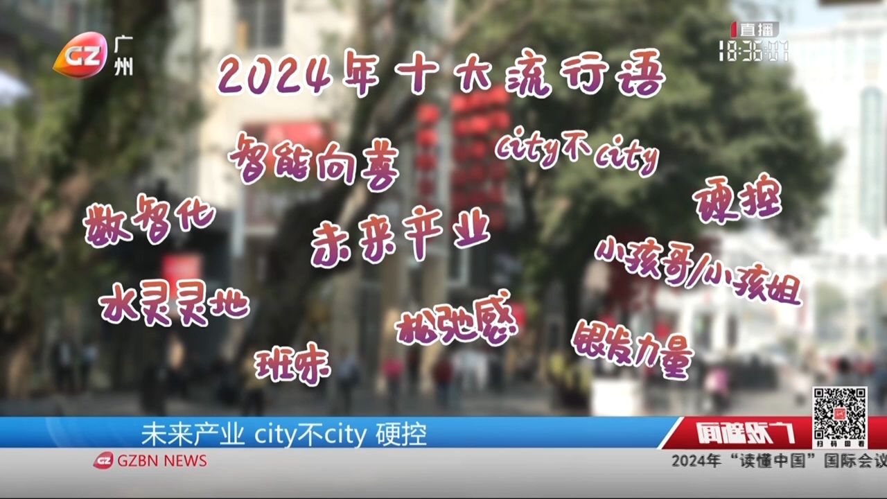 【粤语新闻】2024年十大流行语出炉 “硬控” “班味” “city不city”等上榜哔哩哔哩bilibili