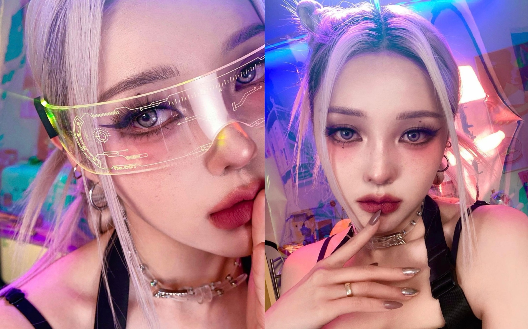 【pony】95以ig滤镜为灵感的朋克妆容95