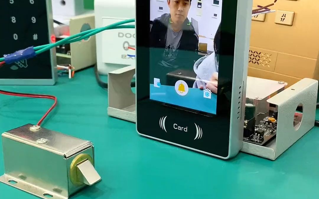 [图]动态人脸识别门禁接线教程