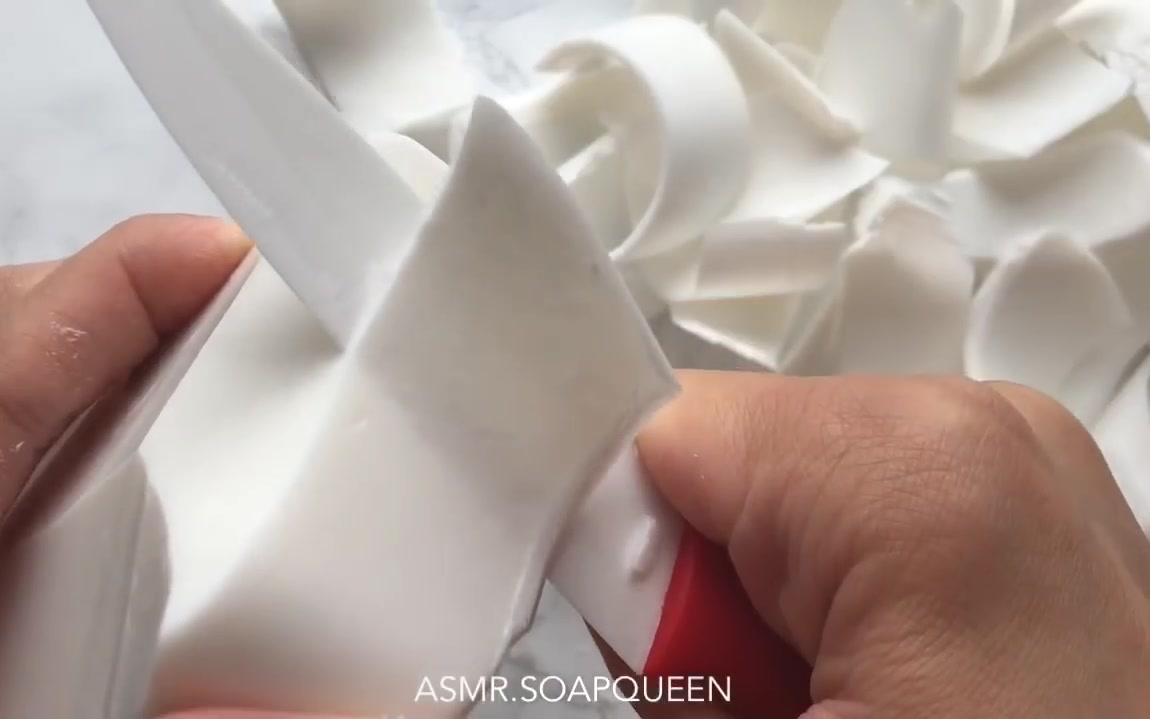 asmrsoapqueen独角兽梦幻肥皂切割