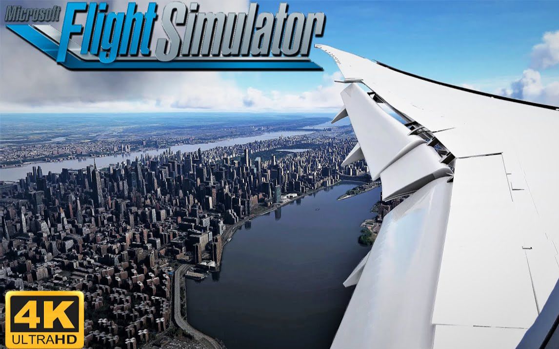微软模拟飞行2020波音78710最高画质纽约肯尼迪机场4k