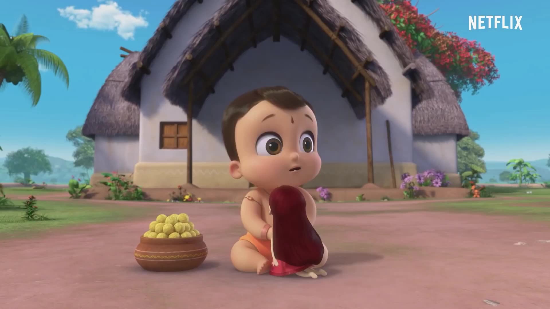 netflix动画印度小神童预告感觉像是印度版大头儿子小头爸爸