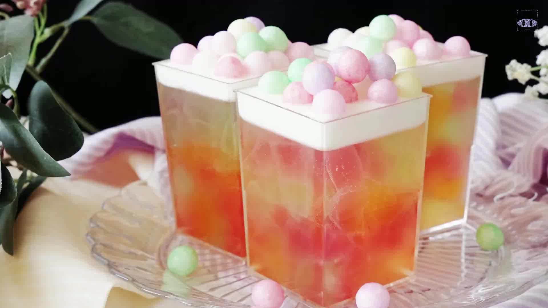 【梦幻口味的彩虹果冻 中字教程】唯有美食不可辜负【subpig猪猪微