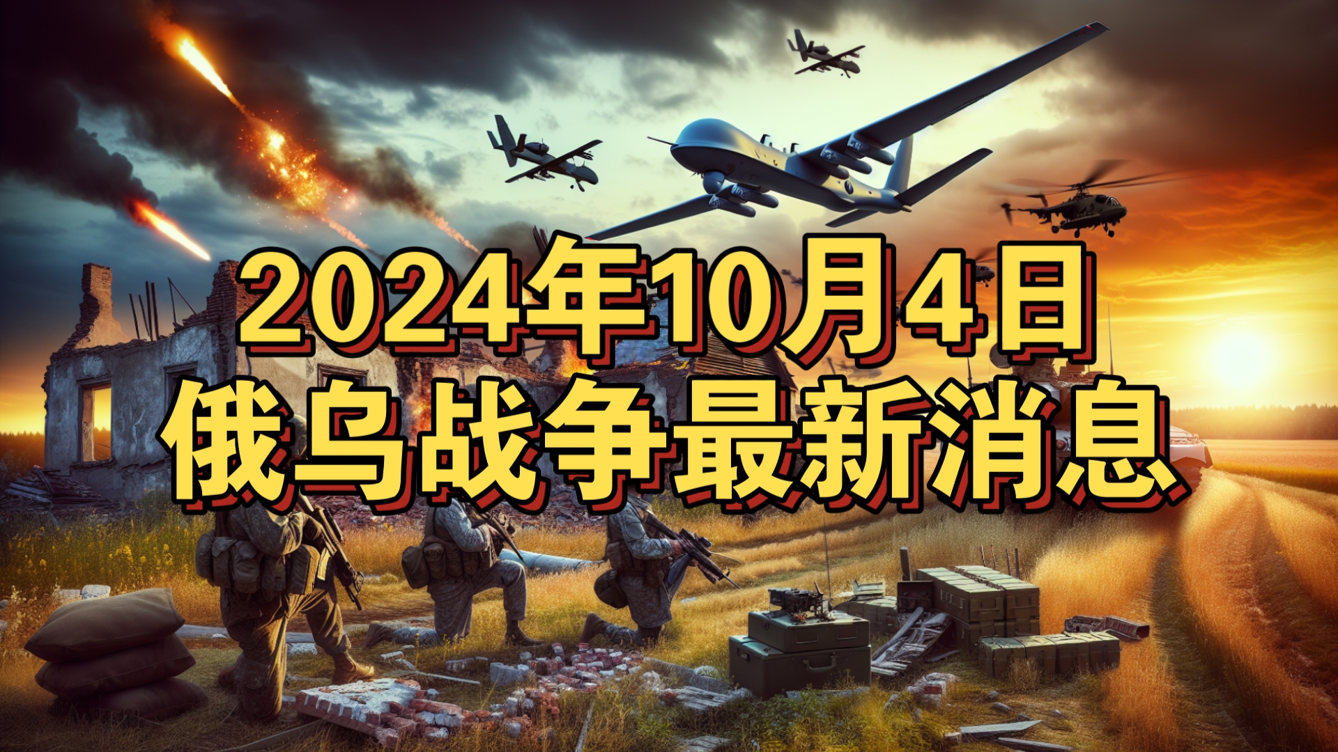 2024年10月4日俄乌战争最新消息哔哩哔哩bilibili