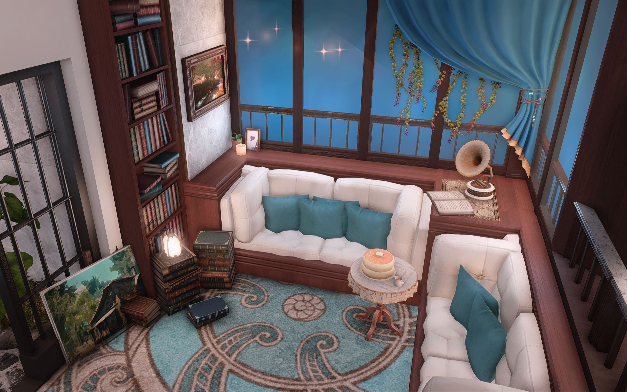 【ff14装修】s房夜景 在星海沉睡