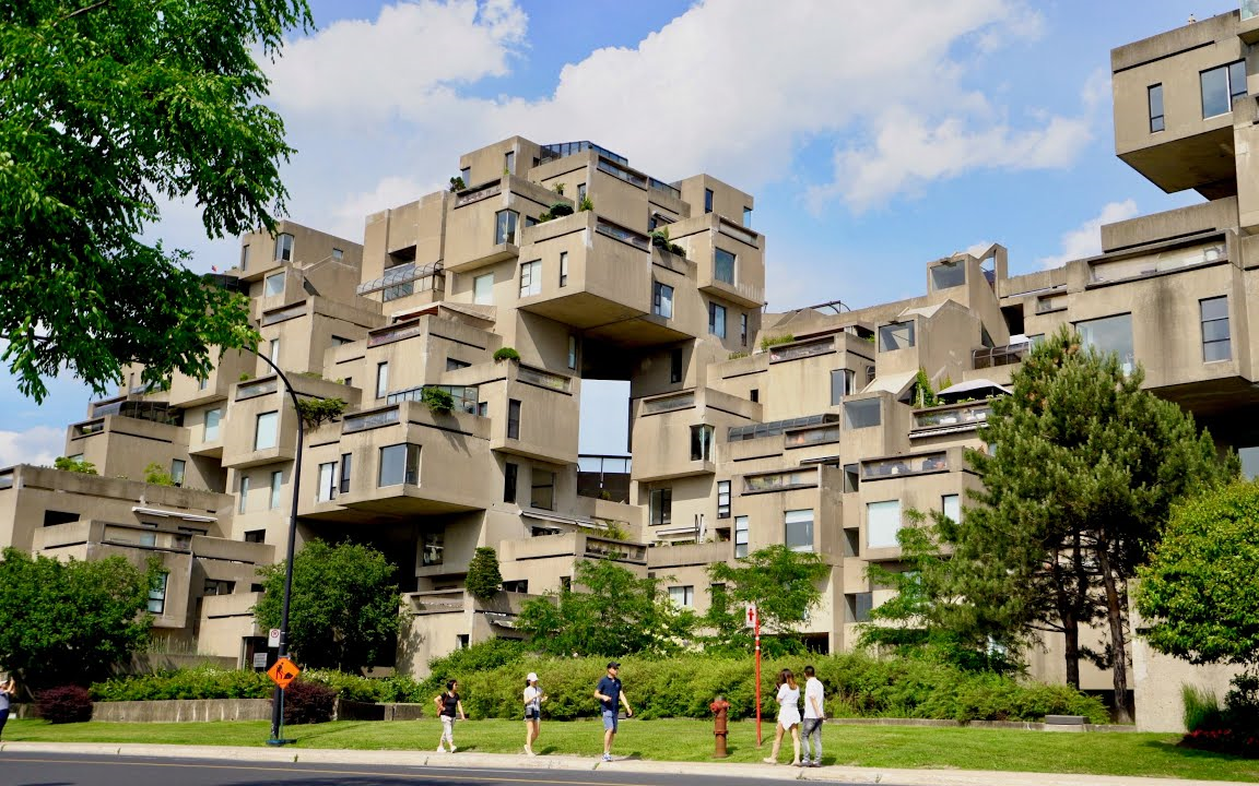 【建筑案例】habitat 67丨人们城市的栖息地丨堆叠354个预制件,实现