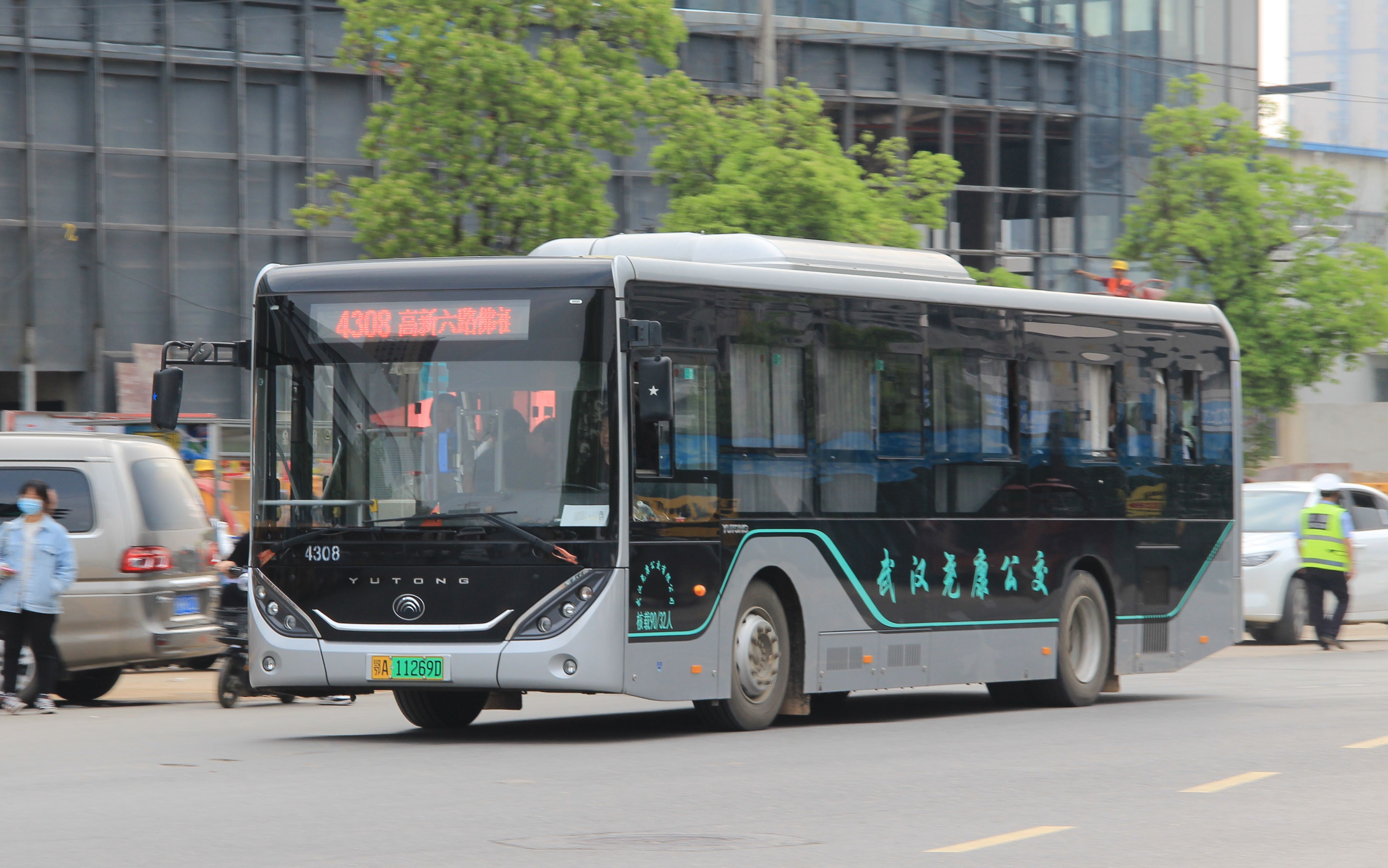 武汉尧康客运宇通zk6106bevg3(宇通电机,气囊悬挂)运行实录