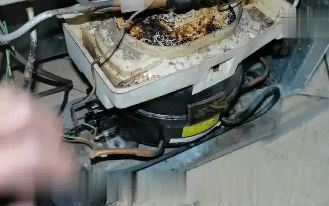 博世四门冰箱灯闪