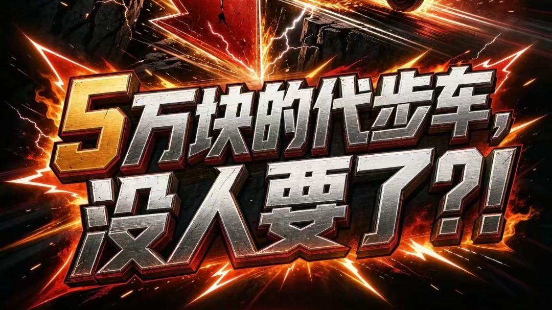 暴跌55%！5万块的代步车咋就没人要了？😱