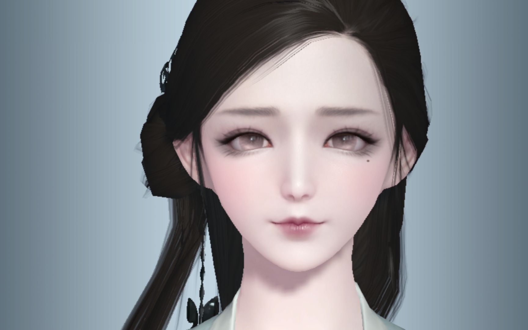 【天涯明月刀手游】原创捏脸——红尘移花归去,沧海踏歌而来.