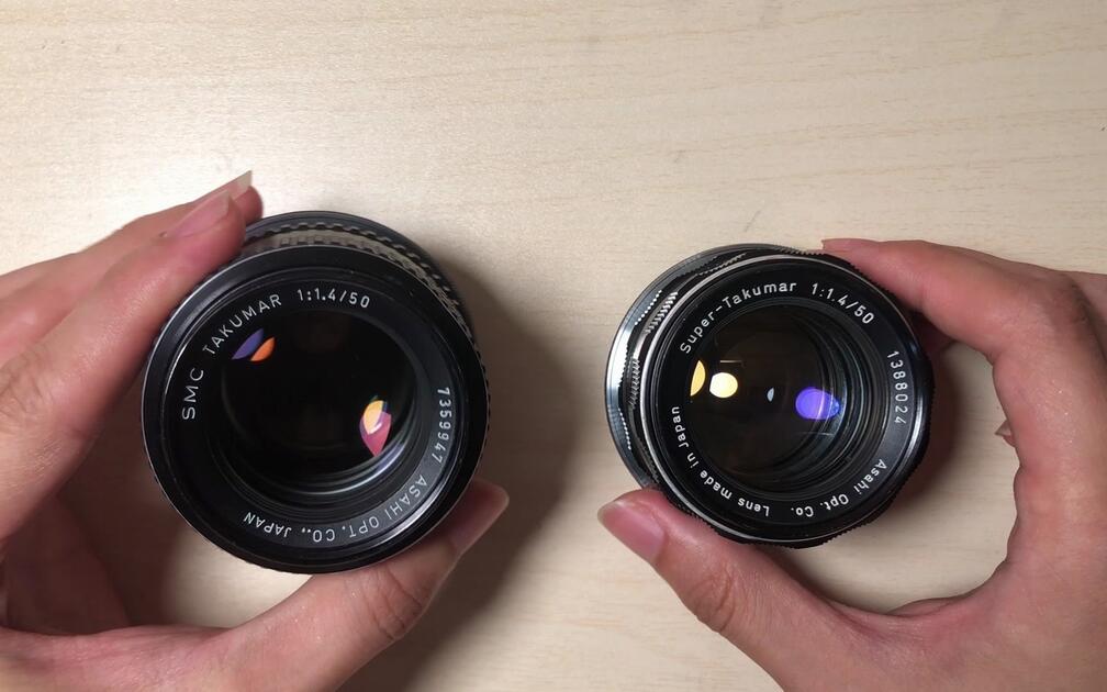 TAKUMAR 50MM F1.4 八枚玉和普通版本的区别_哔哩哔哩_bilibili