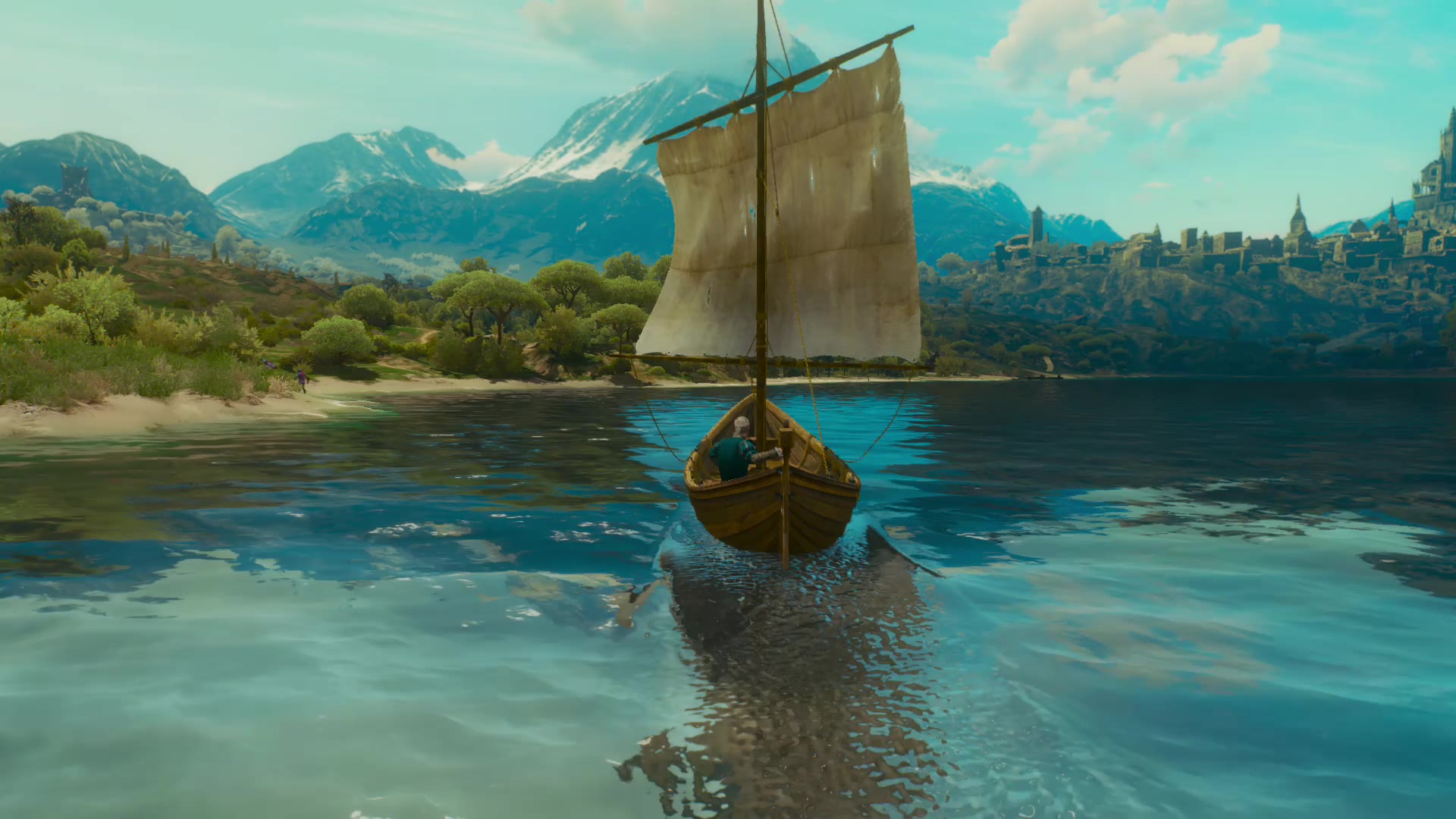 巫师3-陶森特游湖