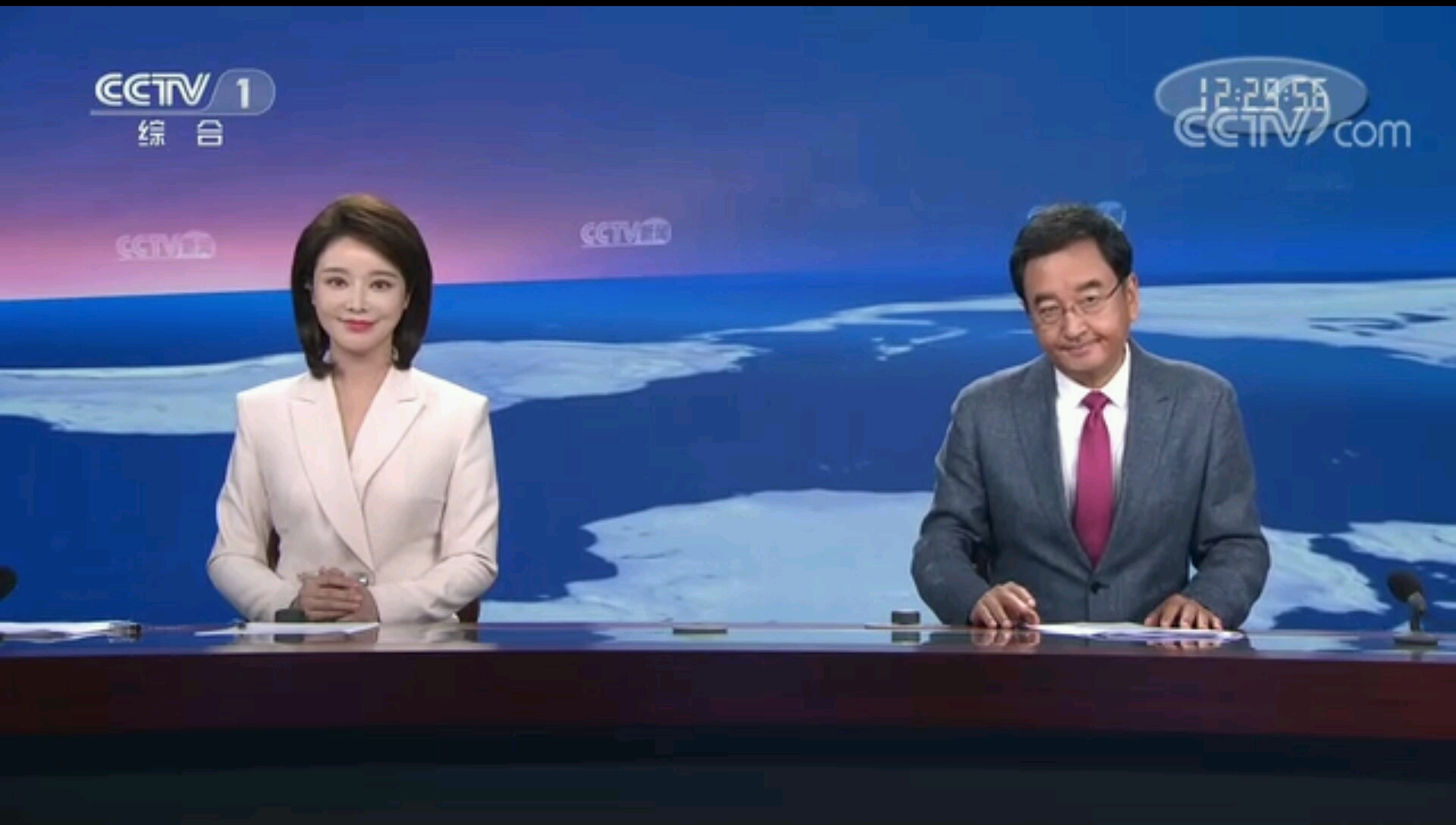 【罕见/放送文化】新闻30分首秀no1演播室