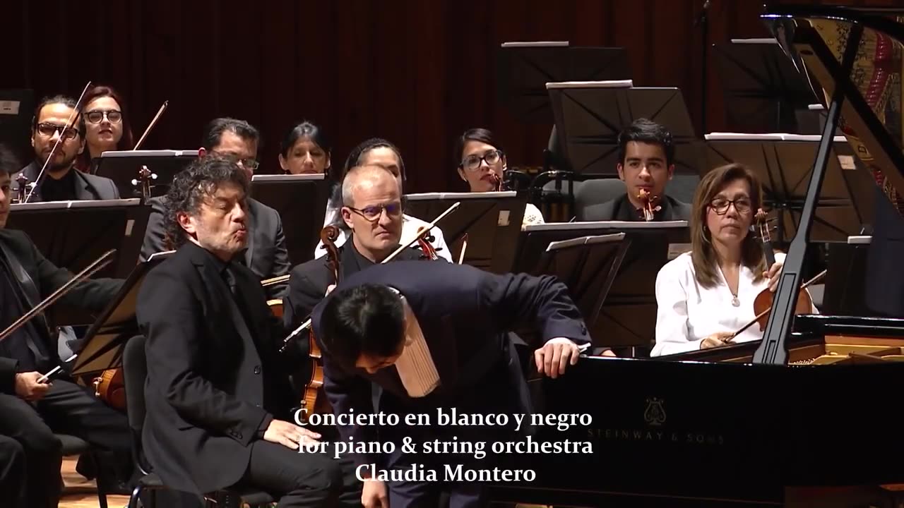 [图]南美波哥大爱乐乐团首演克劳迪亚 蒙特罗协奏曲 - 蔡 圣Claudia Montero Piano concerto, Bogota Philharmonic