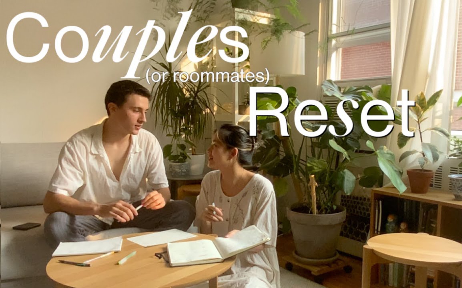 [图]【Leah’s Fieldnotes】COUPLE RESET ROUTINE (or roommates) a day of decluttering