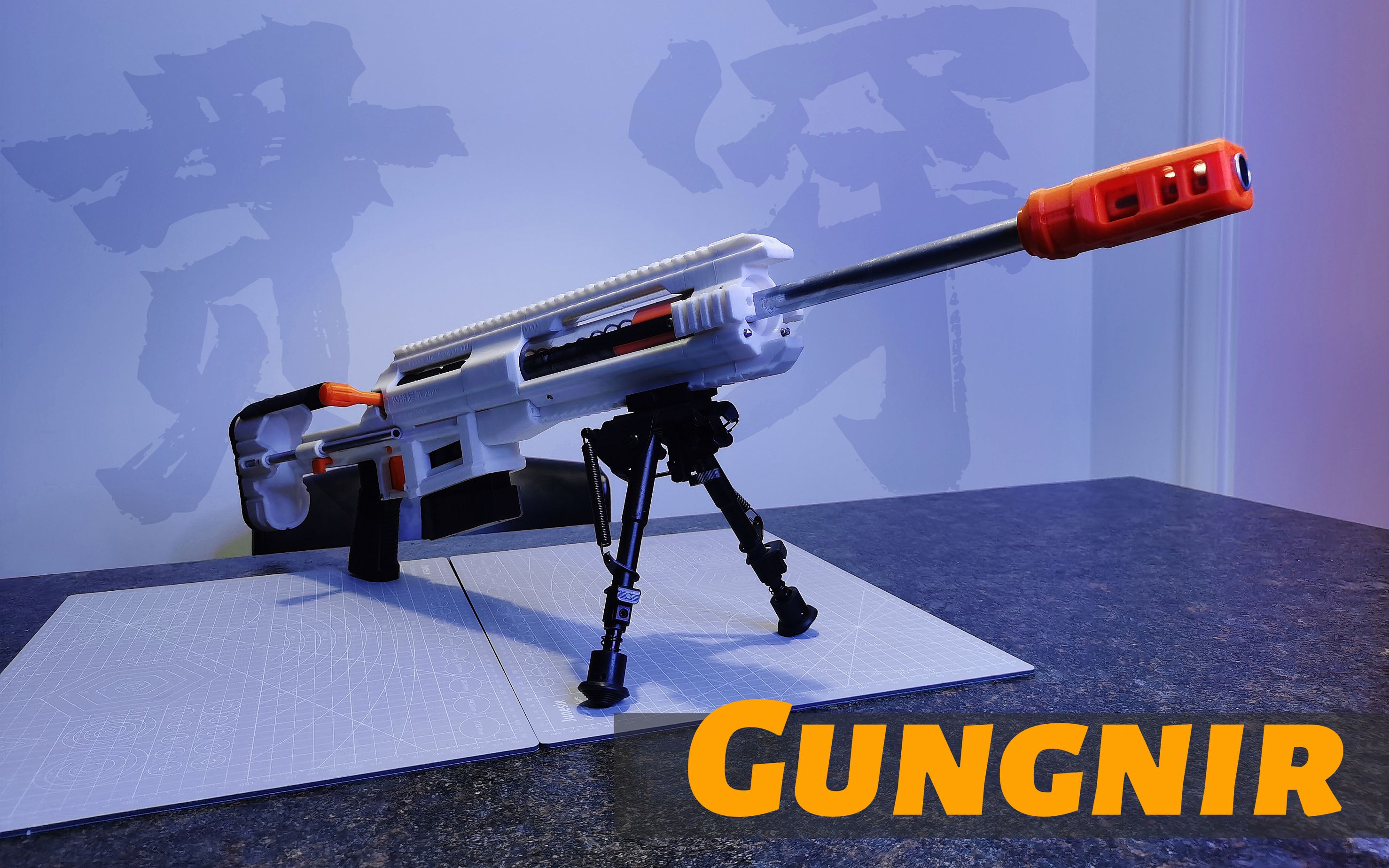 【志气nerf测评】钻石狗- 冈格尼尔手拉狙 - 软弹发射器