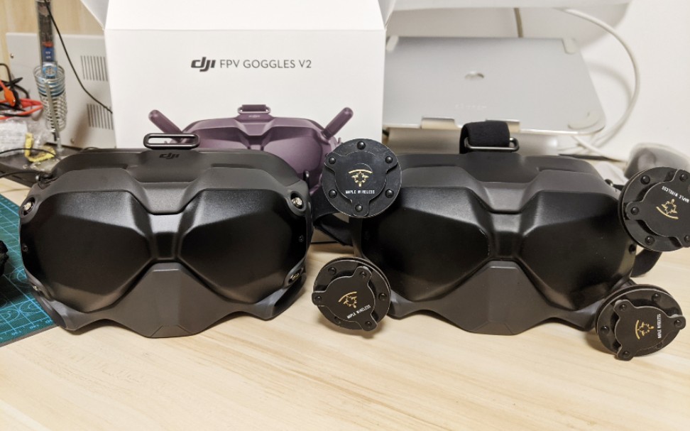 大疆fpv眼镜v2版简单开箱