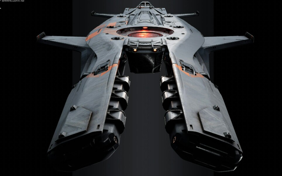 【科幻星舰】梭鱼k42型太空驱逐舰_哔哩哔哩 (゜-゜)つロ 干杯~-bili