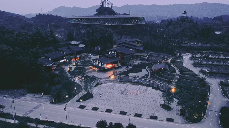 重庆南川大观原点夜景,星河灿烂,浮光游影