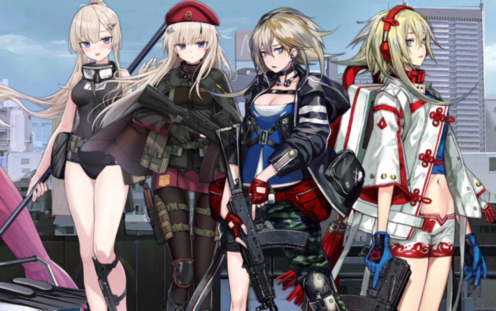 【少女前线】ak-74m ak-74u(立绘 大破)