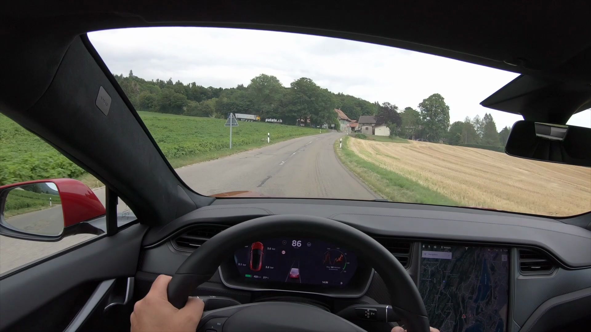 【model s pov】特斯拉model s 第一人称驾驶 【无对白纯驾驶】_哔哩