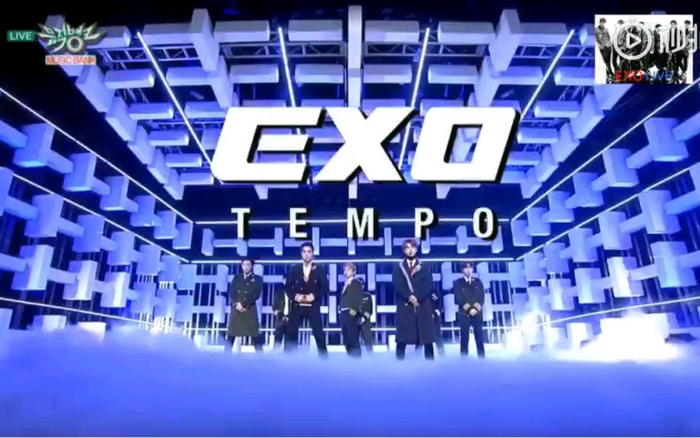 [EXO]最初公开tempo回归舞台音乐银行181102哔哩哔哩bilibili