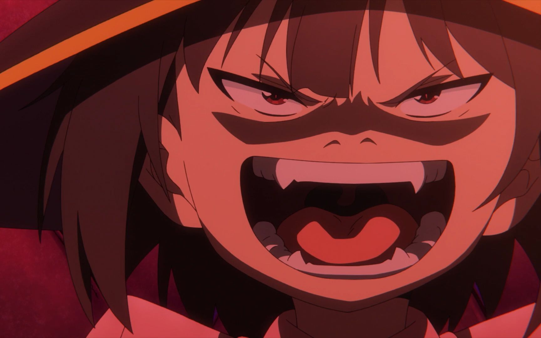 "惠惠:等学会了爆裂魔法,我将成为魔王,统治世界~"