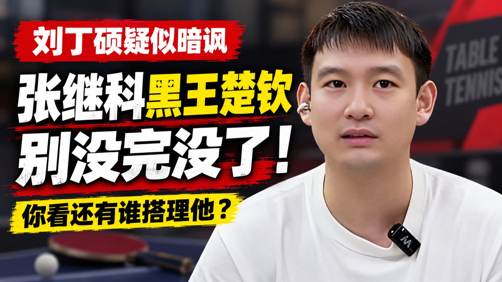 刘丁硕疑似暗讽张继科黑王楚钦：别没完没了！你看还有谁搭理他？