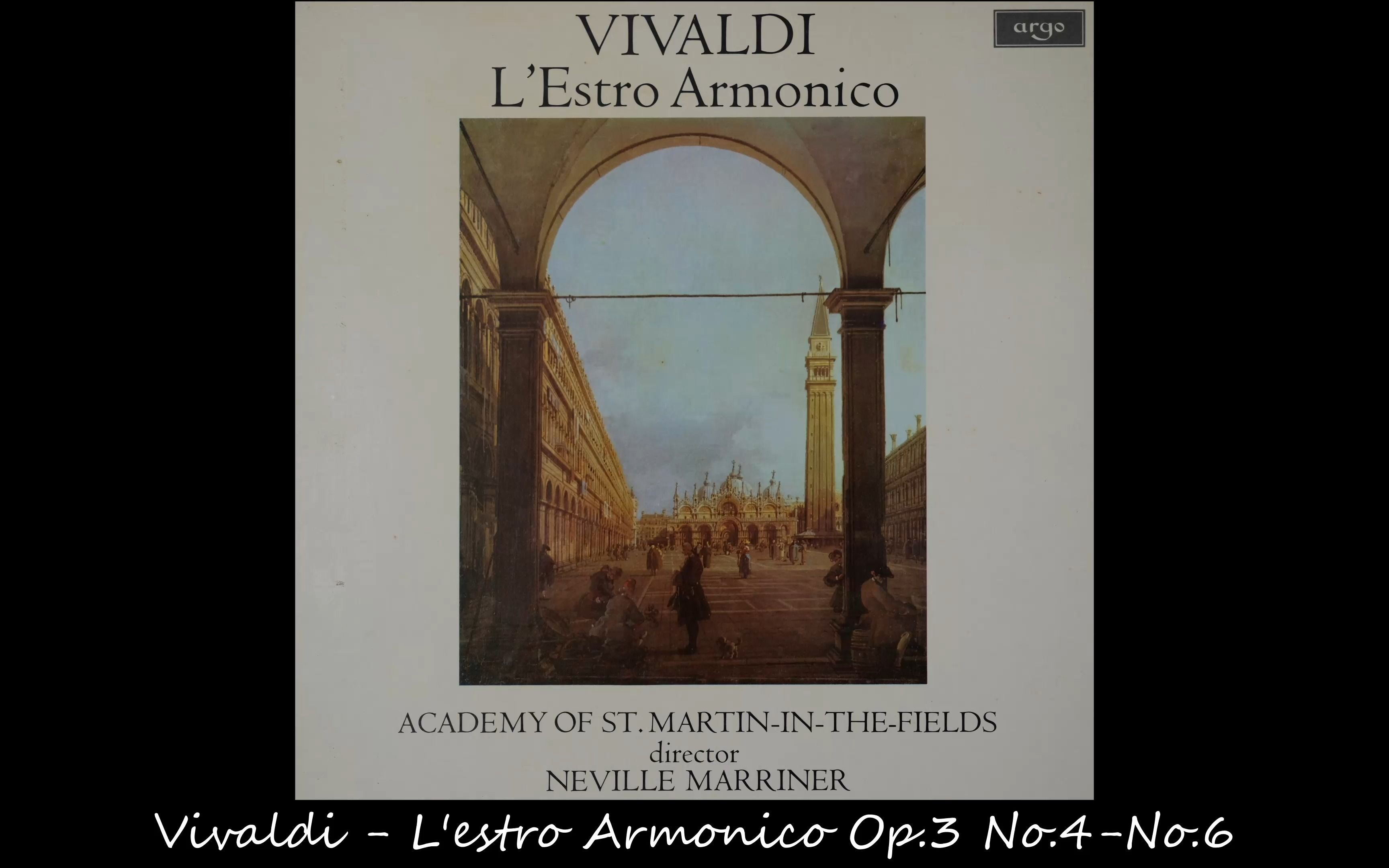 [图]维瓦尔第-和谐的灵感 黑胶唱片 马里纳&圣马丁 Hi-Res Vivaldi-L'estro Armonico Op.3 No.4-No.6