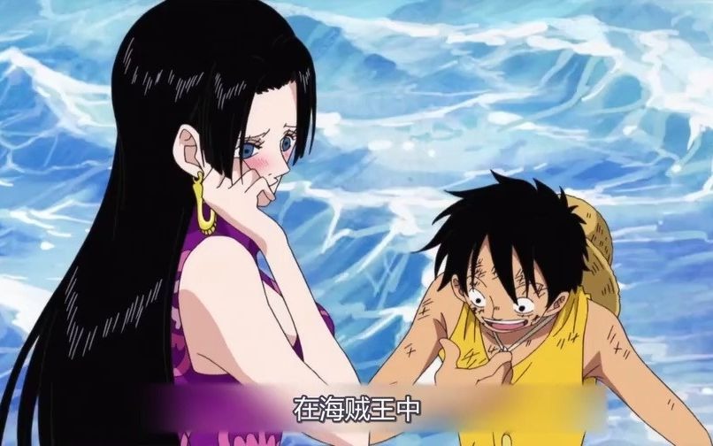 《海贼王》女帝与路飞的结婚现场超级烂漫