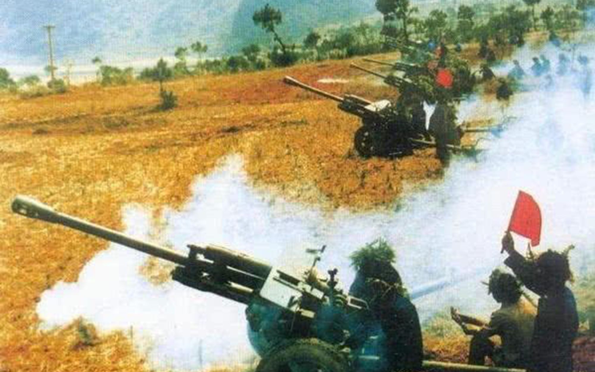 【高清修复】实战彩色录像 对越自卫反击战 兰剑b行动