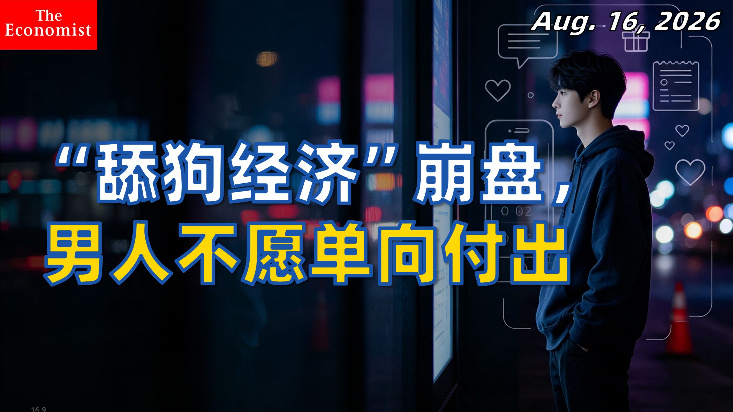 外刊精读84：“舔狗经济”崩盘，男人不愿单向付出 | 外刊播客 | 中英+文稿