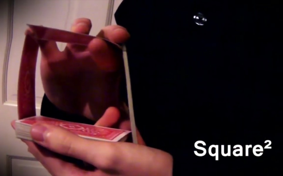 【搬运】花切教学/几何图形类风格又来了!SQUARE SQUARED Cardistry Move TUTORIAL哔哩哔哩bilibili