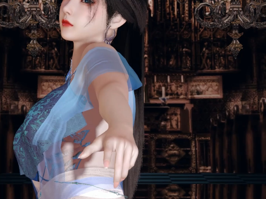 古风美女cos jojo 动作