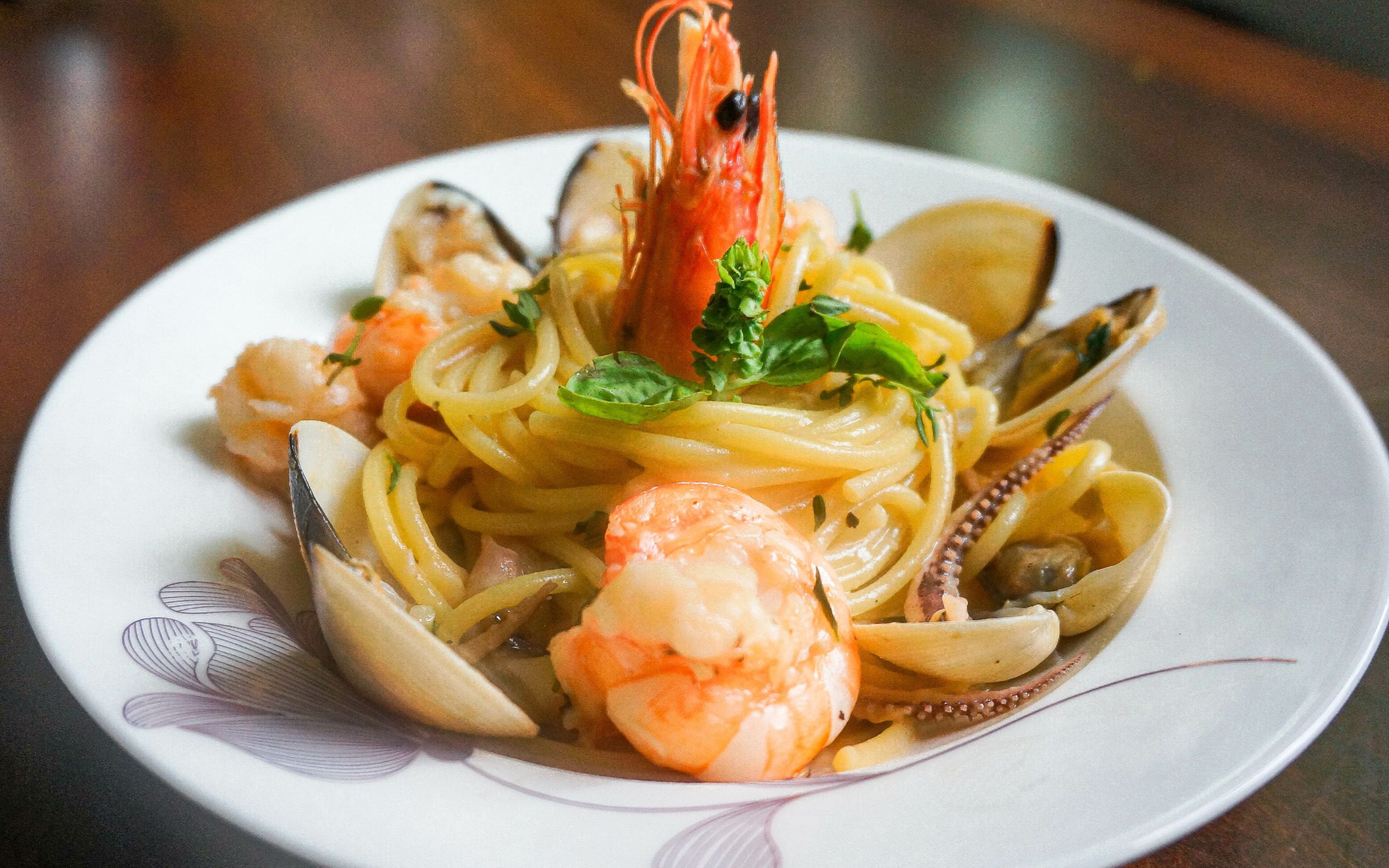 最容易上手的奶油海鲜意面