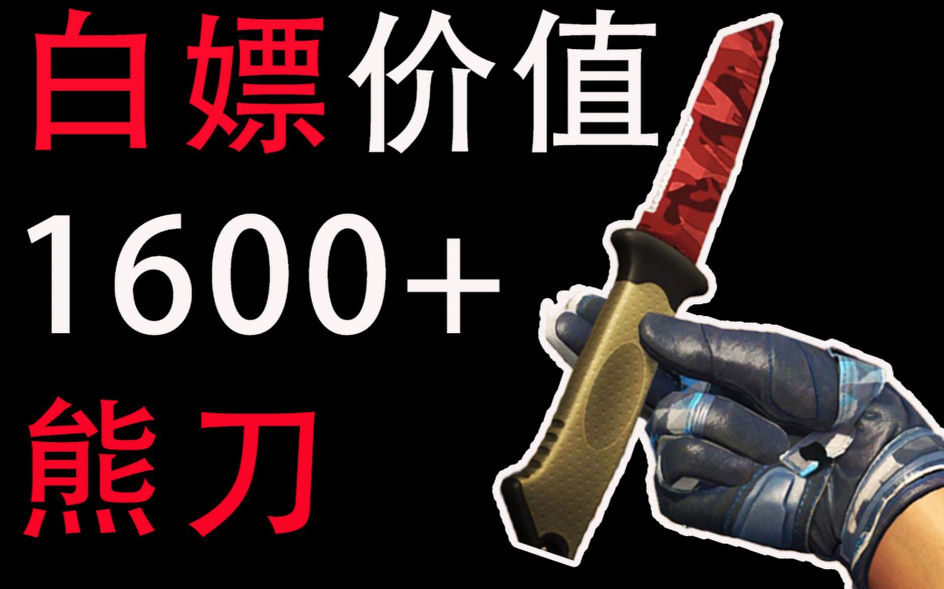 csgo多普勒熊刀白嫖一把真正的人少机会大
