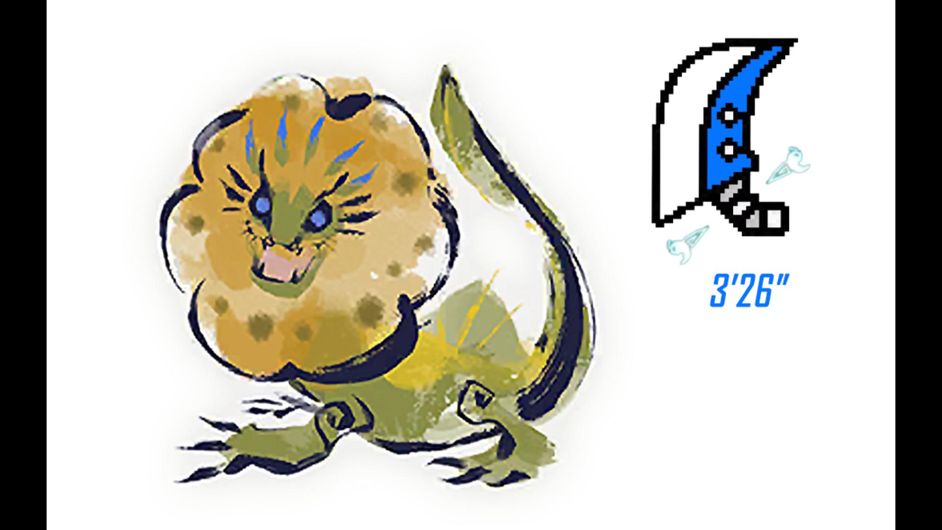 怪物猎人曙光 日常欺负小怪 gp大剑水兽 【注意树荫的水兽】