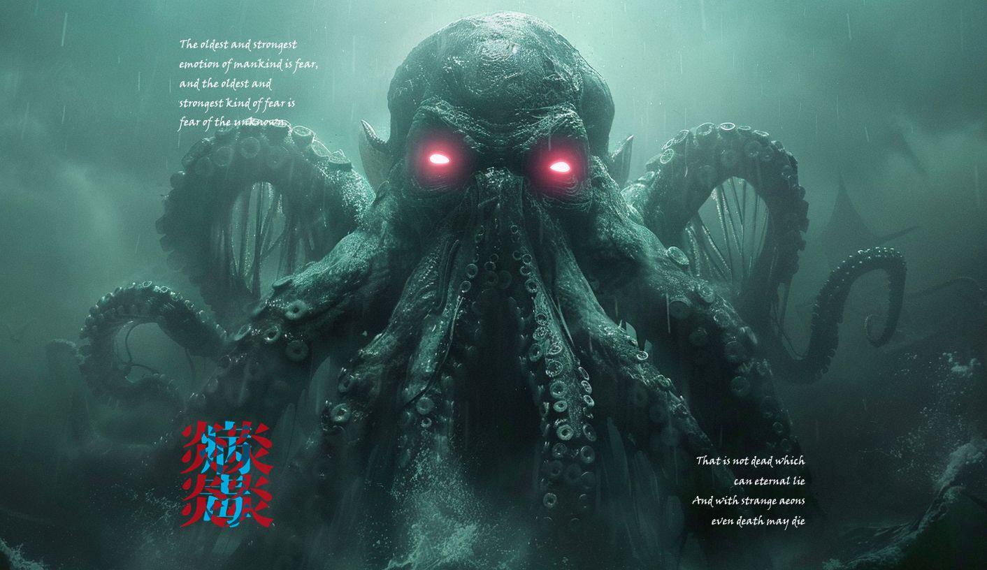 克苏鲁秘闻,海上"人体蜈蚣"克苏鲁之父与人妻阁楼的成人级禁书《马丁