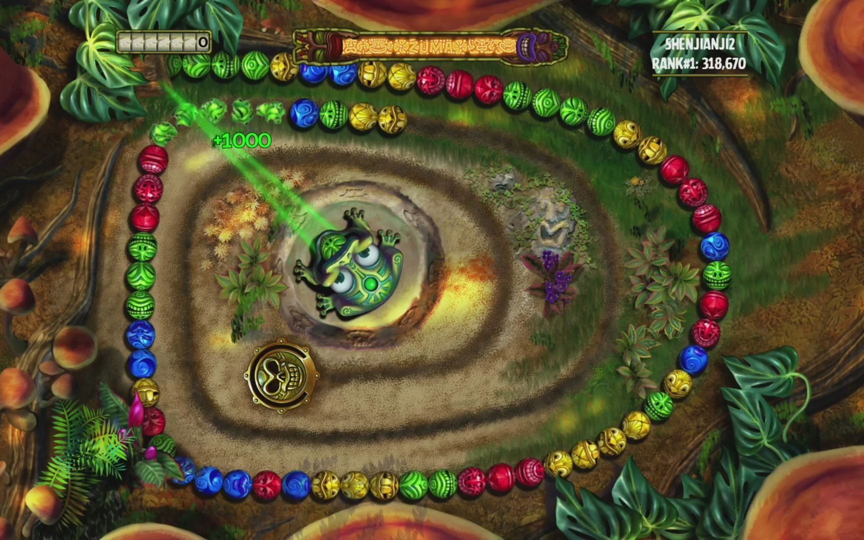 xsx宝开经典益智游戏祖玛的复仇:1-7