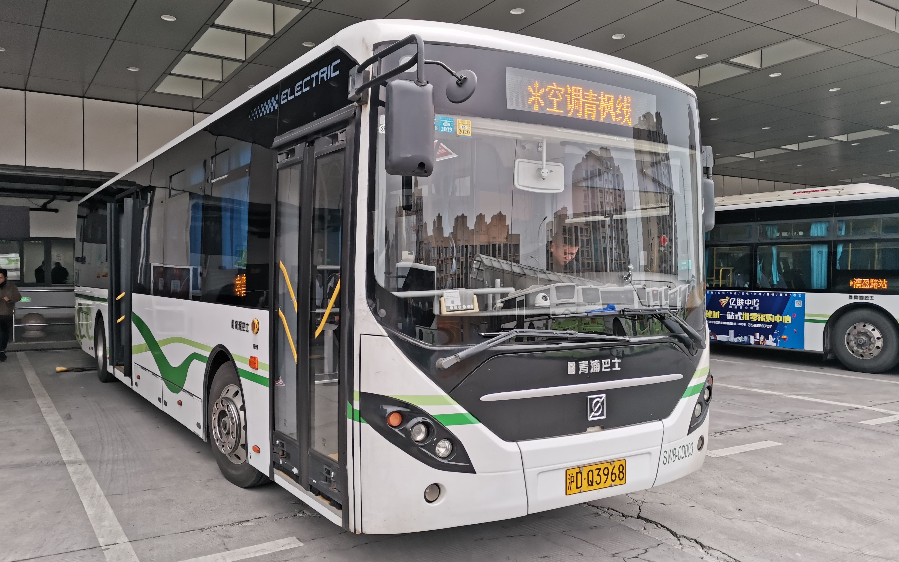 pov19上海青浦巴士金山巴士青枫专线漕盈路站枫泾汽车站全程pov