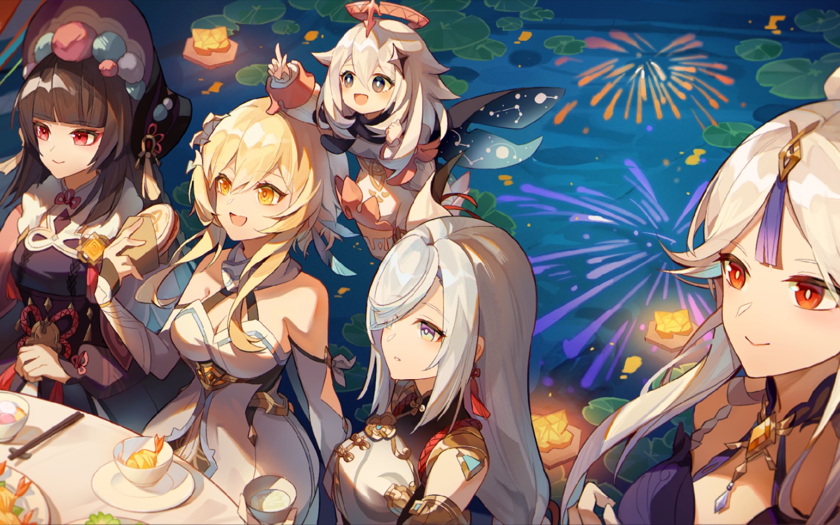 【原神/4k】海灯节快乐旅行者